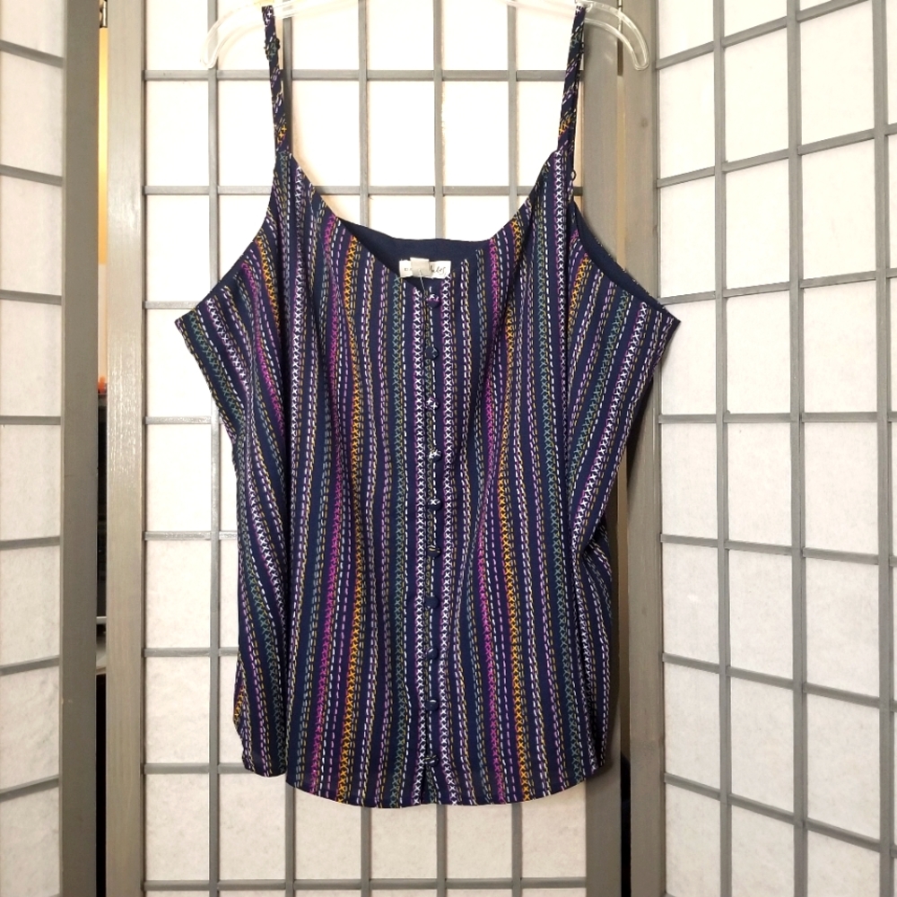 NEW! Maison Jules Spaghetti Straps Size XXL